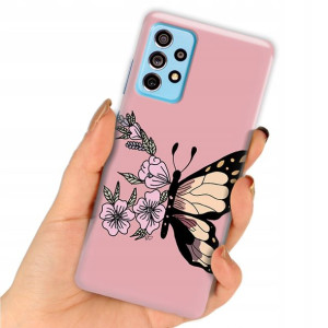 Etui do SAMSUNG A73 5G Case BOHO Leaves Top Wzory