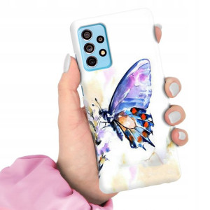 Etui do SAMSUNG A73 5G Case MOTYLE Butterfly Wzory