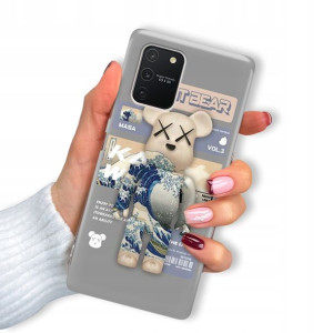Etui do SAMSUNG A91 Case Top Miś Bearbrick Wzory