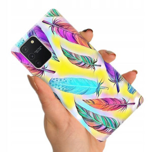 Etui do SAMSUNG A91 Obudowa Case BOHO Leaves Wzory