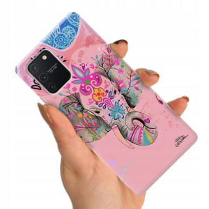 Etui do SAMSUNG A91 Obudowa Case Wzory + SZKŁO