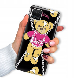 Etui do SAMSUNG F12 Case Top Miś Bearbrick Wzory