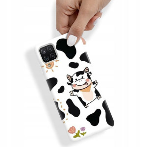Etui do SAMSUNG F12 Obudowa KRÓWKA COW Case Wzory