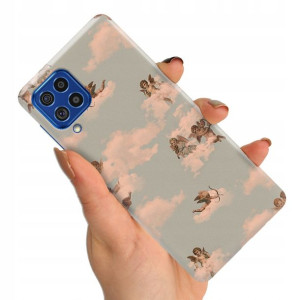 Etui do SAMSUNG F62 Angel Aniołki Obudowa Wzory