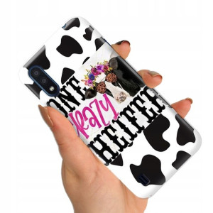 Etui do SAMSUNG M01 Obudowa Krówka Moo Top Wzory