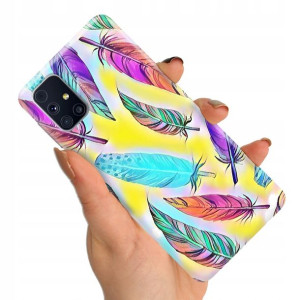 Etui do SAMSUNG M31S Case BOHO Leaves Top Wzory