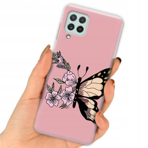 Etui do SAMSUNG M32 4G Case BOHO Leaves Top Wzory