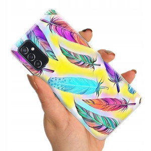 Etui do SAMSUNG M52 5G Obudowa BOHO Leaves Wzory