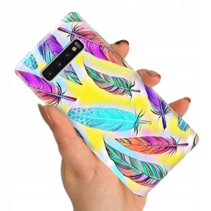 Etui do SAMSUNG S10 Obudowa Case BOHO Leaves Wzory