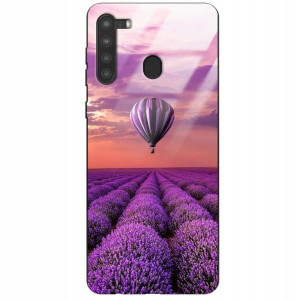 ETUI GLASS + SZKŁO Do SAMSUNG A21 Case Modne Wzory