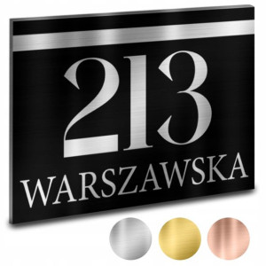 TABLICZKA Adresowa Własny NUMER DOMU Wiele Wzorów