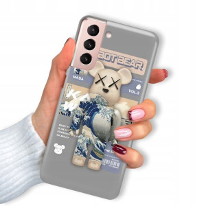 Etui do SAMSUNG S21 Case Top Miś Bearbrick Wzory