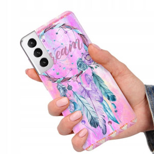 Etui do SAMSUNG S21 PLUS 5G Case BOHO Leaves Wzory