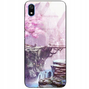 ETUI GLASS +SZKŁO Do XIAOMI REDMI 7A Obudowa Wzory