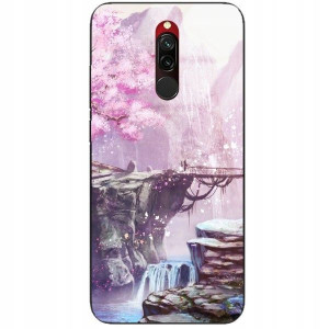 ETUI GLASS +SZKŁO Do XIAOMI REDMI 8 Case Top Wzory