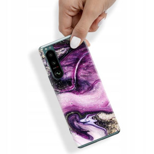 Etui do SONY XPERIA 5 III Obudowa Rose Gold Wzory