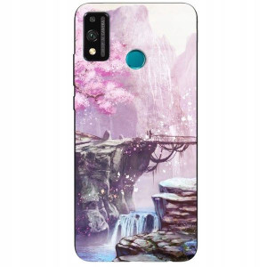 ETUI GLASS Do HUAWEI HONOR 9X LITE Case Top Wzory