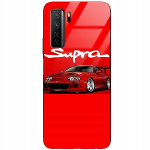 Etui Glass Do HUAWEI NOVA 7SE Motoryzacyjne Wzory