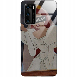 Etui Glass DO HUAWEI P40 Hard Księżniczki Wzory