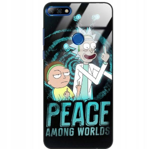 Etui Glass Do HUAWEI Y7 PRIME 2018 Męskie Wzory