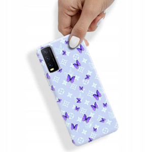 Etui do VIVO Y20 2021 Case Motyle Butterfly Wzory