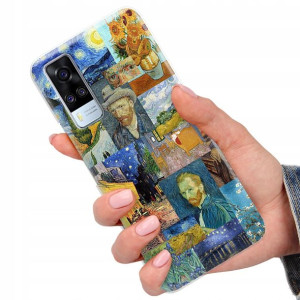 Etui do VIVO Y51 2020 Impresjonizm Van Gogh Wzory