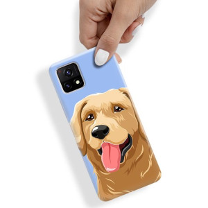 Etui do VIVO Y52S 5G Case Pieski Kotki Top Wzory