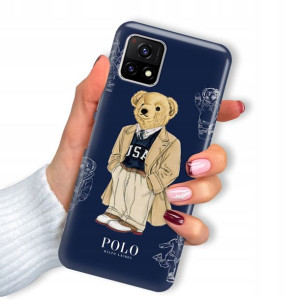 Etui do VIVO Y52S 5G Case Top Miś Bearbrick Wzory