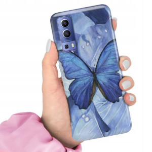 Etui do VIVO Y72 5G Case MOTYLE Butterfly Wzory