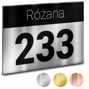 TABLICZKA Adresowa DiBOND NUMER DOMU Wiele Wzorów