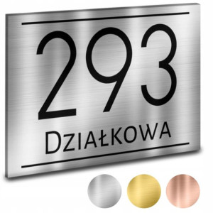 TABLICZKA Adresowa DiBOND NUMER DOMU Wiele Wzorów