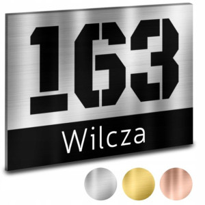 TABLICZKA Adresowa DiBOND NUMER DOMU Wiele Wzorów