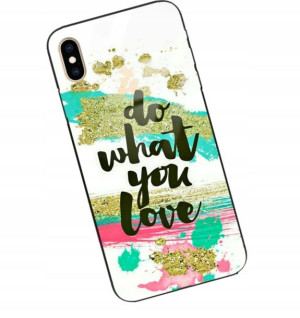 Etui Glass DO IPHONE XS MAX Obudowa Modne Wzory