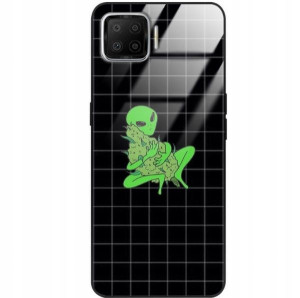 Etui Glass do OPPO F17 Obudowa Mocne Hard Wzory