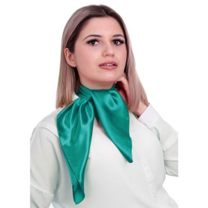 Apaszka damska jednokolorowa morska