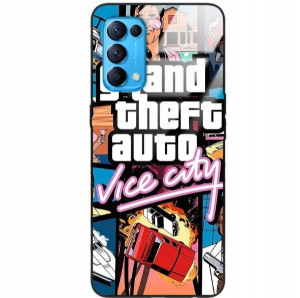 Etui Glass do OPPO RENO 5 Obudowa Mocne Hard Wzory