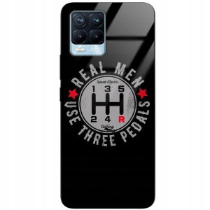 Etui Glass Do REALME 8 Motoryzacyjne Top Wzory