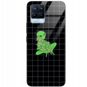 Etui Glass do REALME 8 Obudowa Mocne Hard Wzory