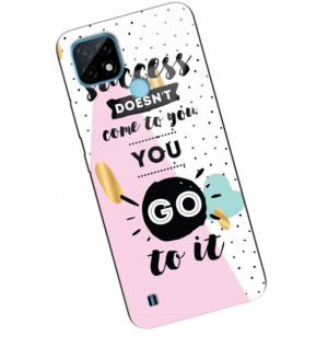Etui Glass DO REALME C21 Case Modne Wzory