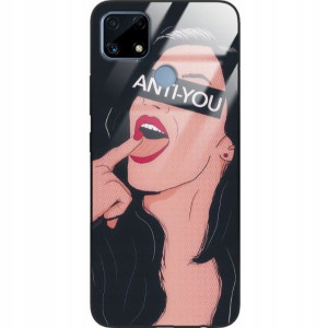 Etui Glass DO REALME C25 Hard Księżniczki Wzory