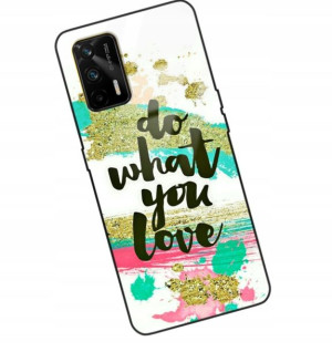 Etui Glass DO REALME GT Obudowa Case Modne Wzory