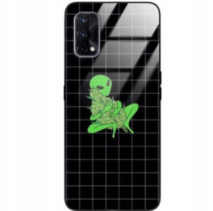 Etui Glass do REALME X7 Obudowa Mocne Hard Wzory