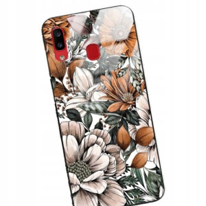 Etui GLASS do SAMSUNG A20 Case Piękne Modne Wzory
