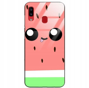 Etui Glass do SAMSUNG A20 Obudowa Słodkie Wzory