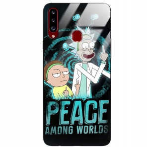 Etui Glass Do SAMSUNG A20S Obudowa Męskie Wzory