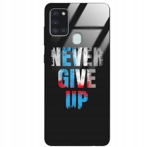 Etui Glass Do SAMSUNG A21S Obudowa Męskie Wzory