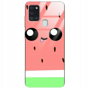 Etui Glass do SAMSUNG A21S Obudowa Słodkie Wzory