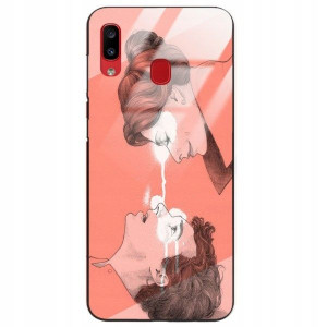 ETUI GLASS DO SAMSUNG A30 Case Filmy Seriale Wzory