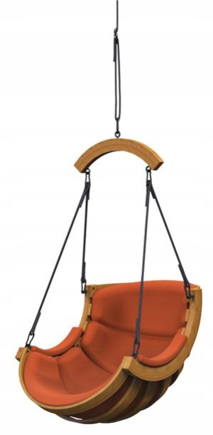 Fotel Alpha Wiszący Łuk Terracotta- bujak ogrodowy
