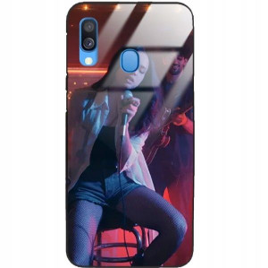 Etui Glass do SAMSUNG A40 Case Filmy Seriale Wzory